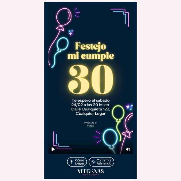 Cumpleaños Neón - Image 2